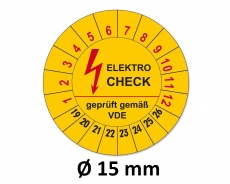Elektro Check Ø 15 mm