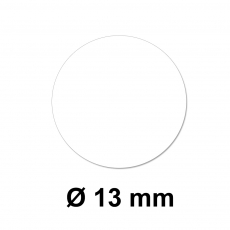 Folien Klebepunkt Ø 13 mm - Weiss