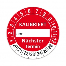 KALIBRIERT Ø 30mm - rot