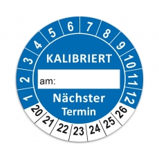 KALIBRIERT Ø 30mm - blau