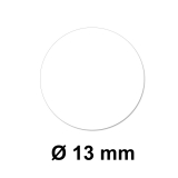 Folien Klebepunkt Ø 13 mm - Weiss