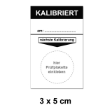 Grundplakette 30x50 - Kalibriert